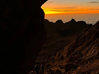 chogoria sirimon route on Mount Kenya