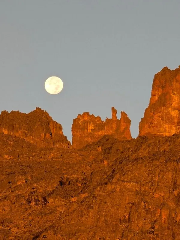 Mount Kenya technical climb Batian Chogoria Sirimon 7 Days