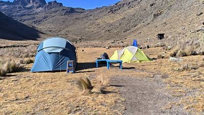 Mount Kenya camping site